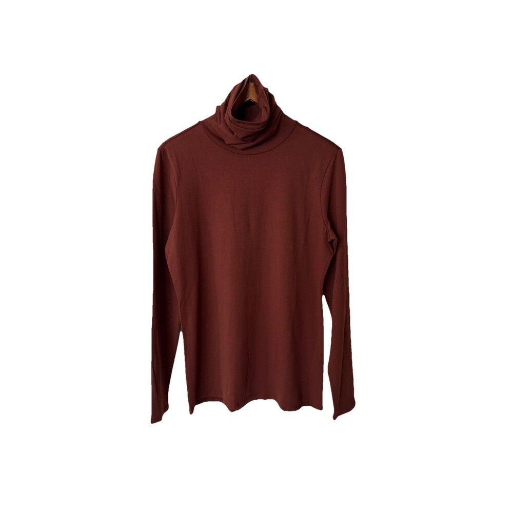 Peruvian Connection Cayenne Extreme T-Neck Top Size Large NWT Turtleneck